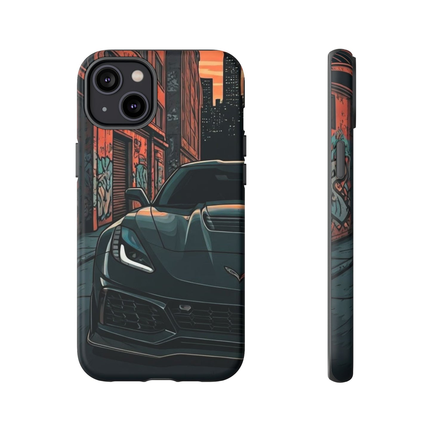 Chevy Corvette C7 Street Life-Dual Layer Ultra Tough Phone Case Printify by The Night Shift Automotive Apparel