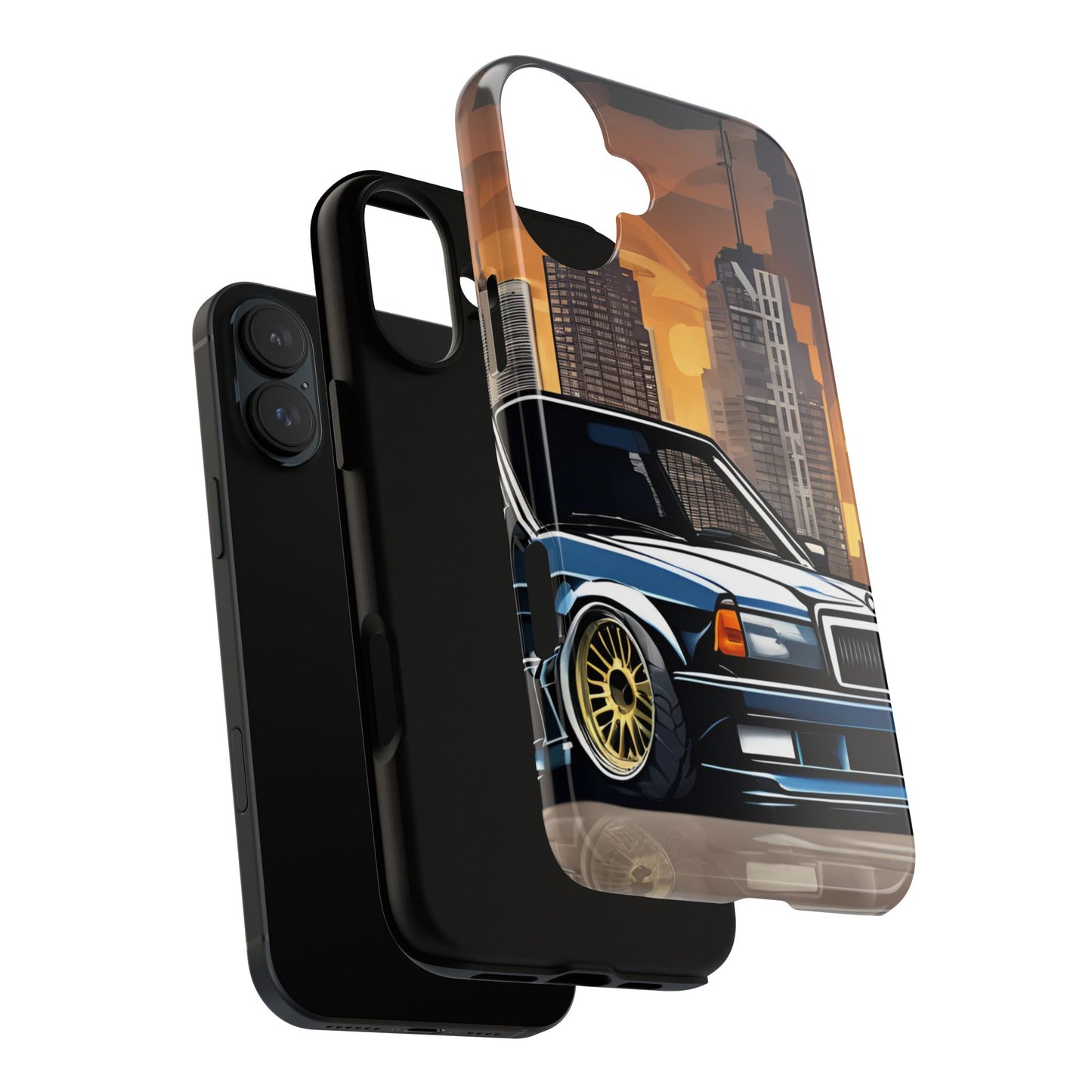 Mercedes Benz 190e Evo-Dual Layer Ultra Tough Phone Case Printify by The Night Shift Automotive Apparel