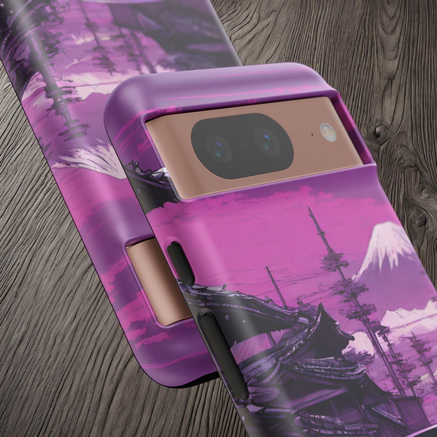 Nissan Skyline R34 Mt Fuji-Dual Layer Ultra Tough Phone Case Printify by The Night Shift Automotive Apparel