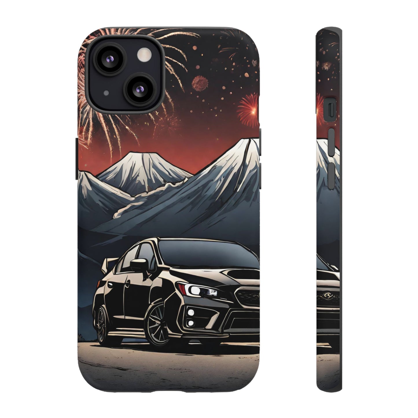 Subaru WRX/STI Fireworks-Dual Layer Ultra Tough Phone Case Printify by The Night Shift Automotive Apparel