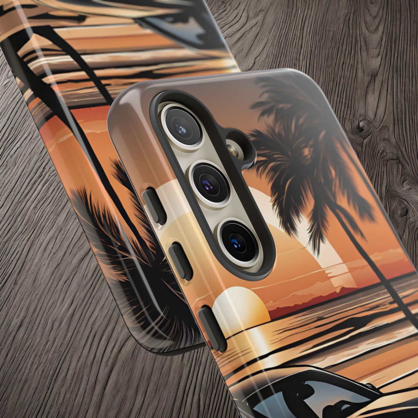 BMW Sunset On The Beach-Dual Layer Ultra Tough Phone Case Printify by The Night Shift Automotive Apparel
