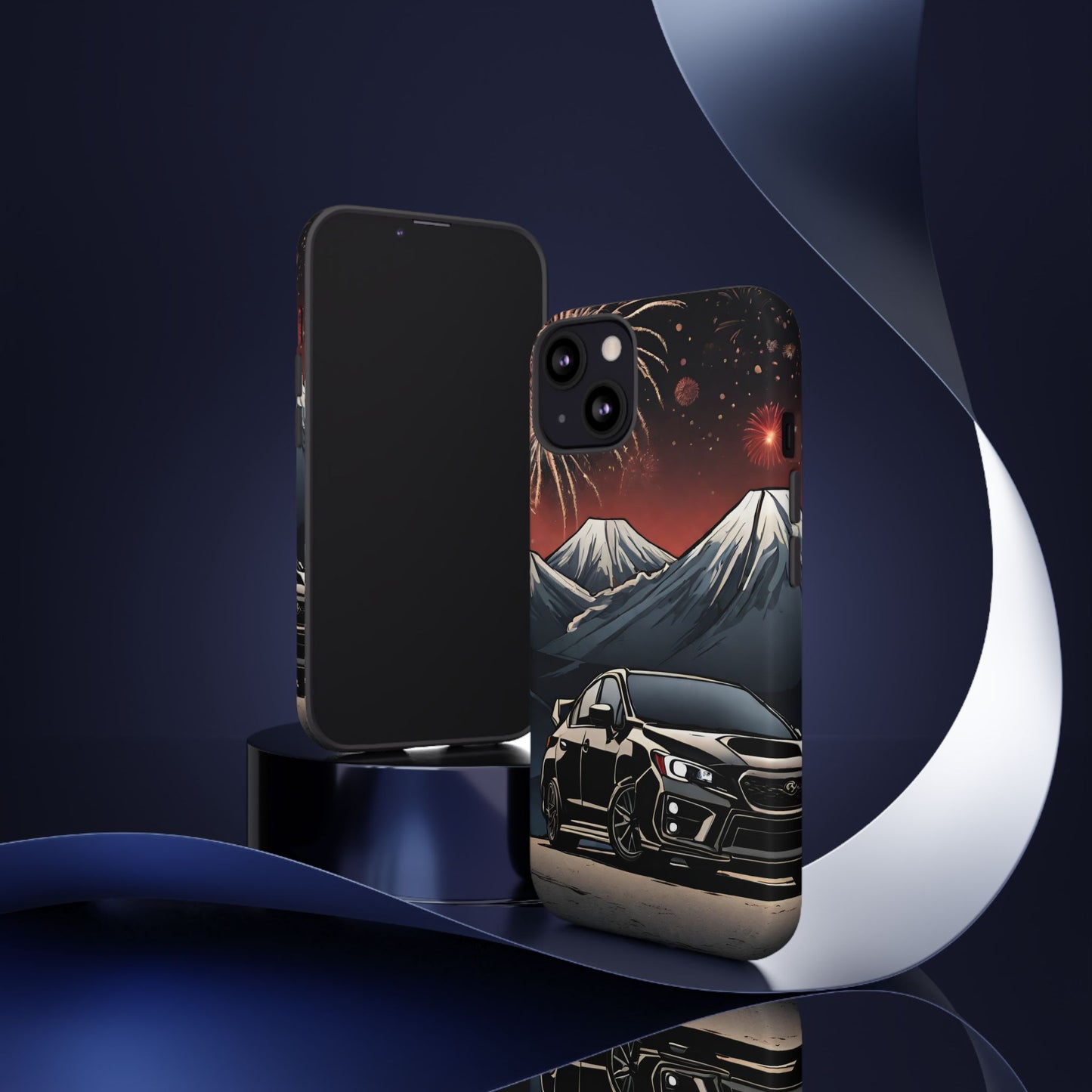Subaru WRX/STI Fireworks-Dual Layer Ultra Tough Phone Case iPhone 13 Matte Printify by The Night Shift Automotive Apparel