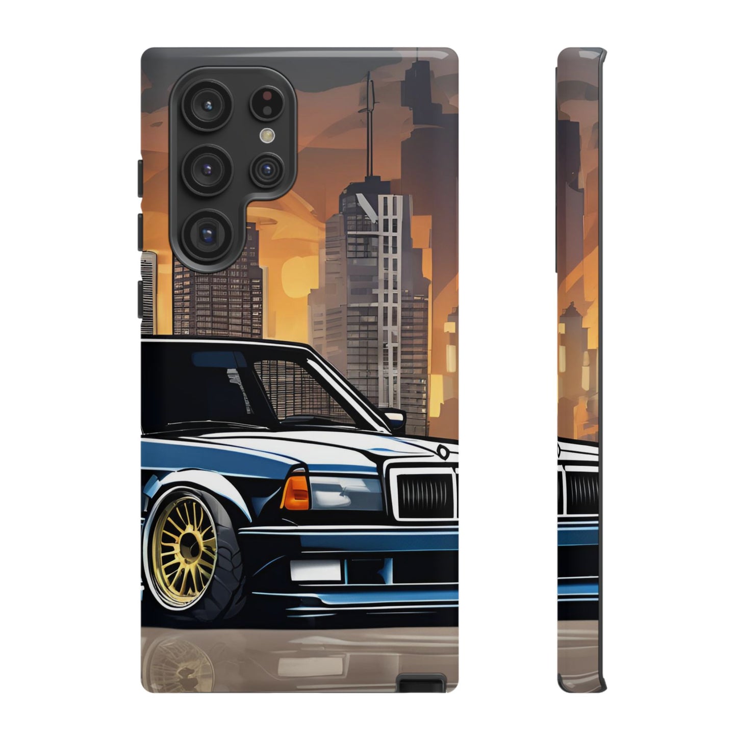 Mercedes Benz 190e Evo-Dual Layer Ultra Tough Phone Case Printify by The Night Shift Automotive Apparel