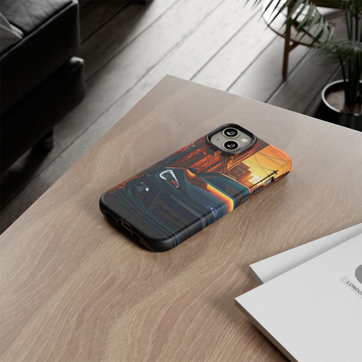 Subaru BRZ Street Life-Dual Layer Ultra Tough Phone Case iPhone 14 Matte Printify by The Night Shift Automotive Apparel