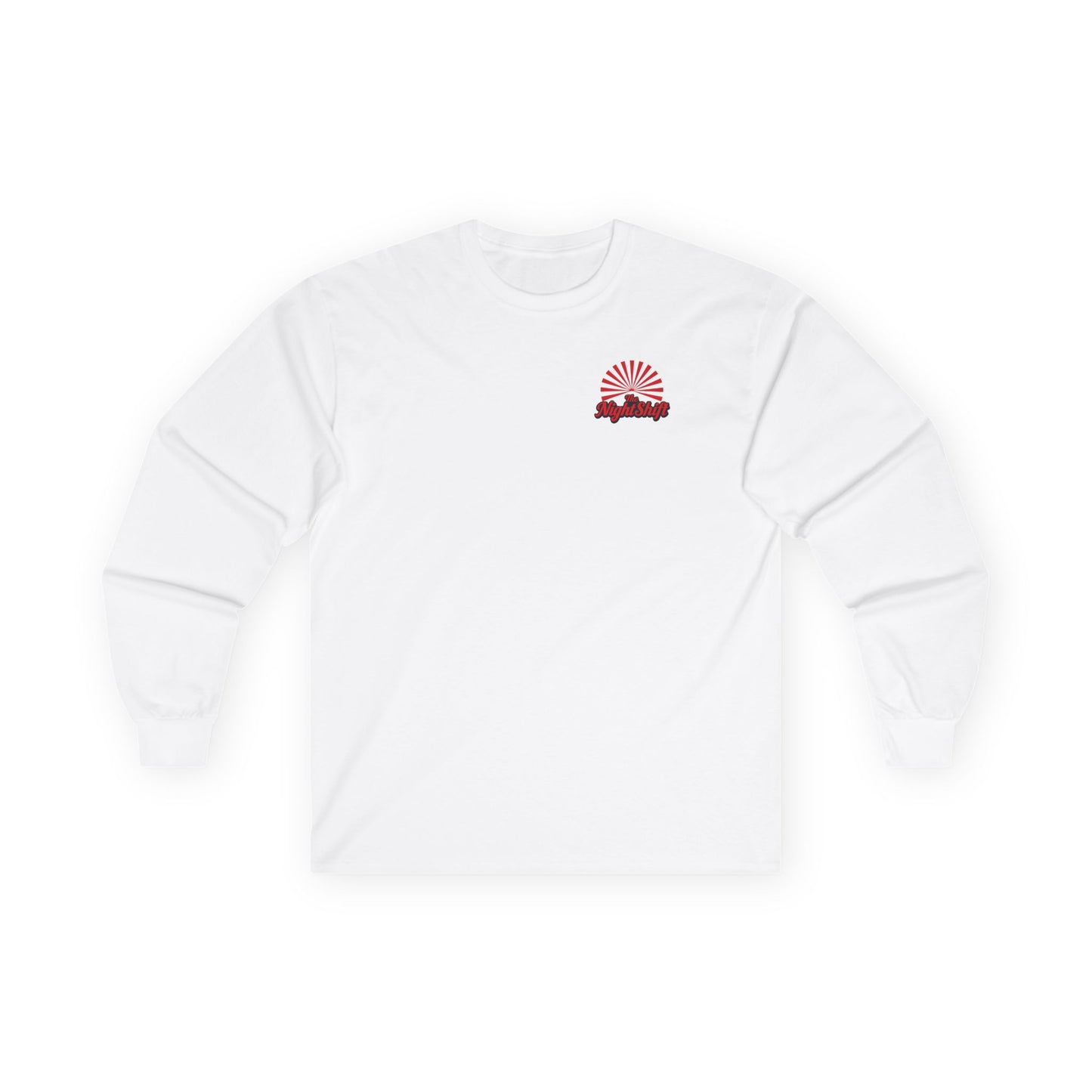 Good Vibes Panda-Premium, Ultra Soft Unisex Long Sleeve Tee White Printify by The Night Shift Automotive Apparel