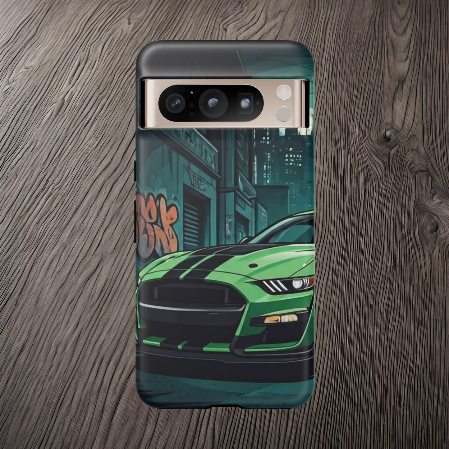 Ford Mustang Shelby GT500 Street Life-Dual Layer Ultra Tough Phone Case Google Pixel 8 Pro Matte Printify by The Night Shift Automotive Apparel