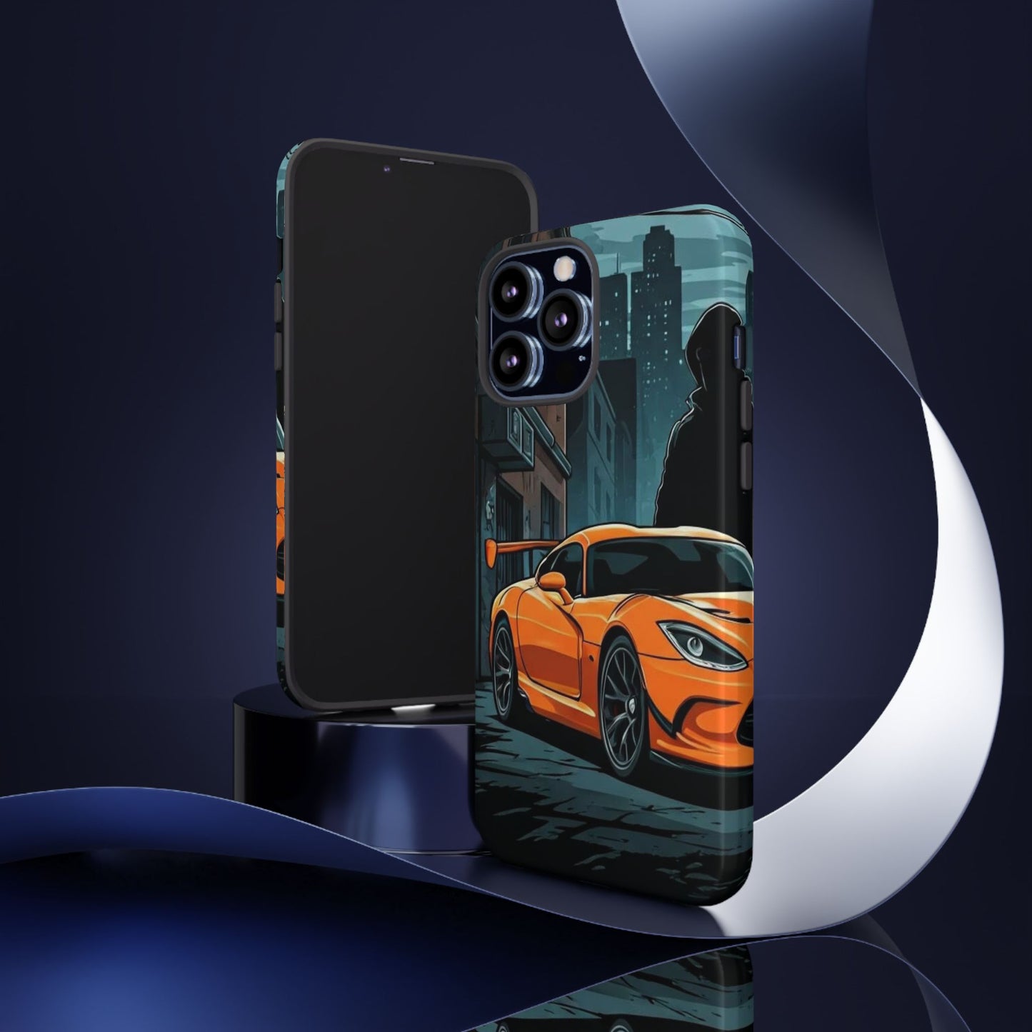 Dodge Viper SRT-10 Street Life-Dual Layer Ultra Tough Phone Case iPhone 13 Pro Max Glossy Printify by The Night Shift Automotive Apparel