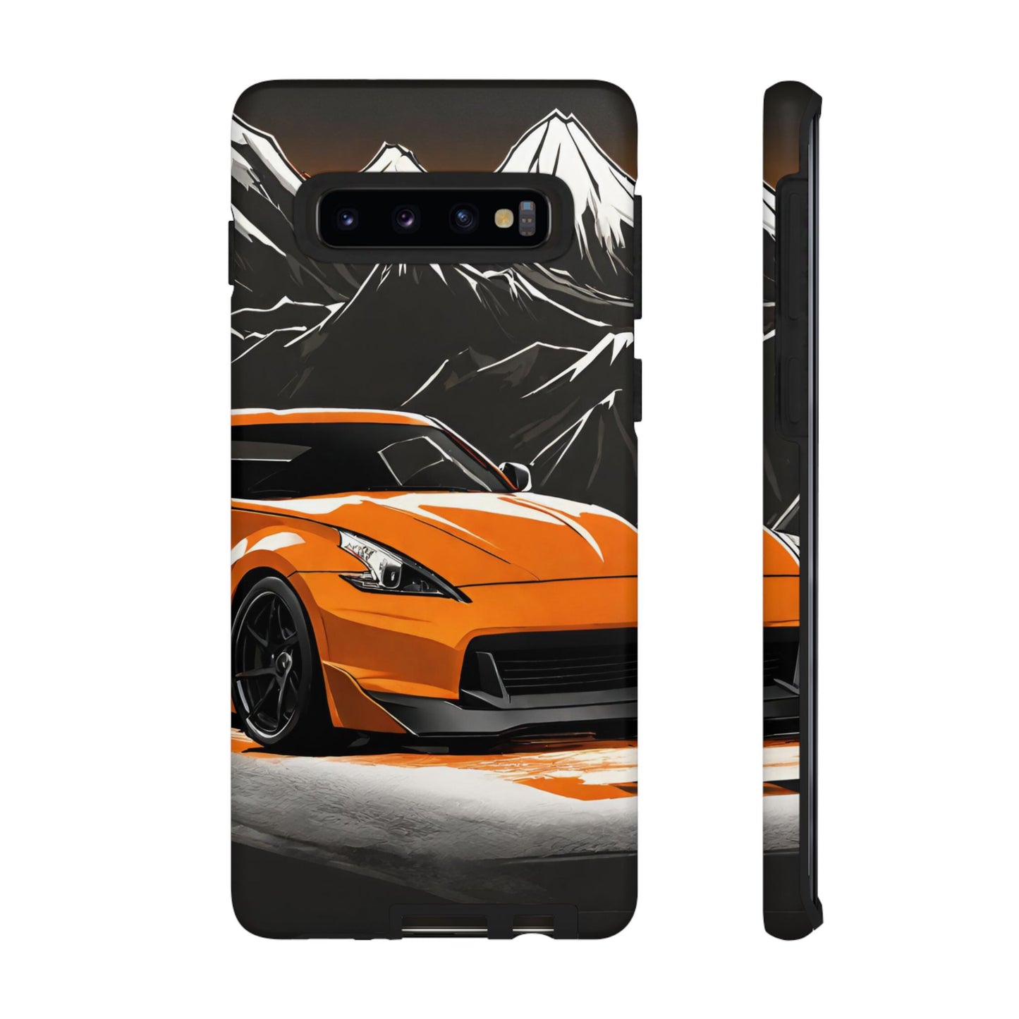 Nissan 370Z Mt Fuji-Dual Layer Ultra Tough Phone Case Samsung Galaxy S10 Matte Printify by The Night Shift Automotive Apparel