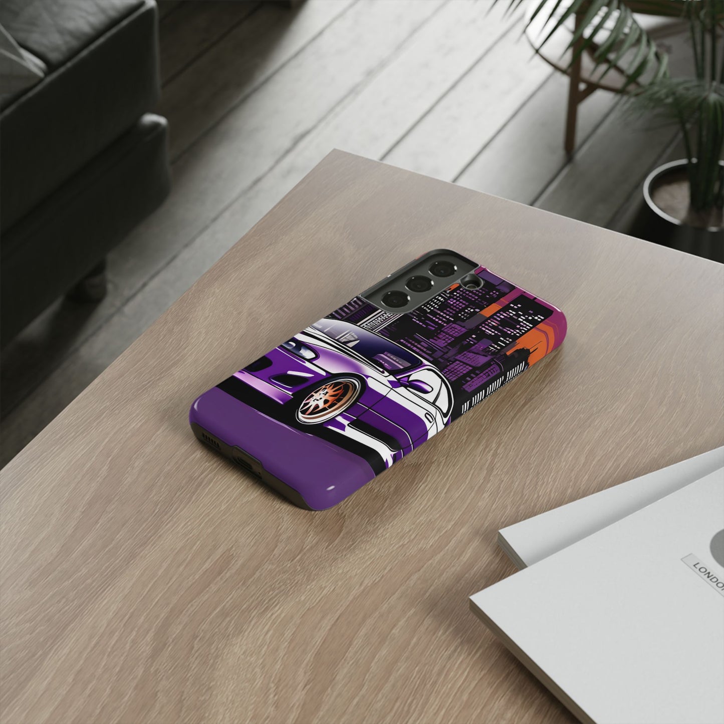 Nissan 240sx S15-Dual Layer Ultra Tough Phone Case Samsung Galaxy S22 Glossy Printify by The Night Shift Automotive Apparel