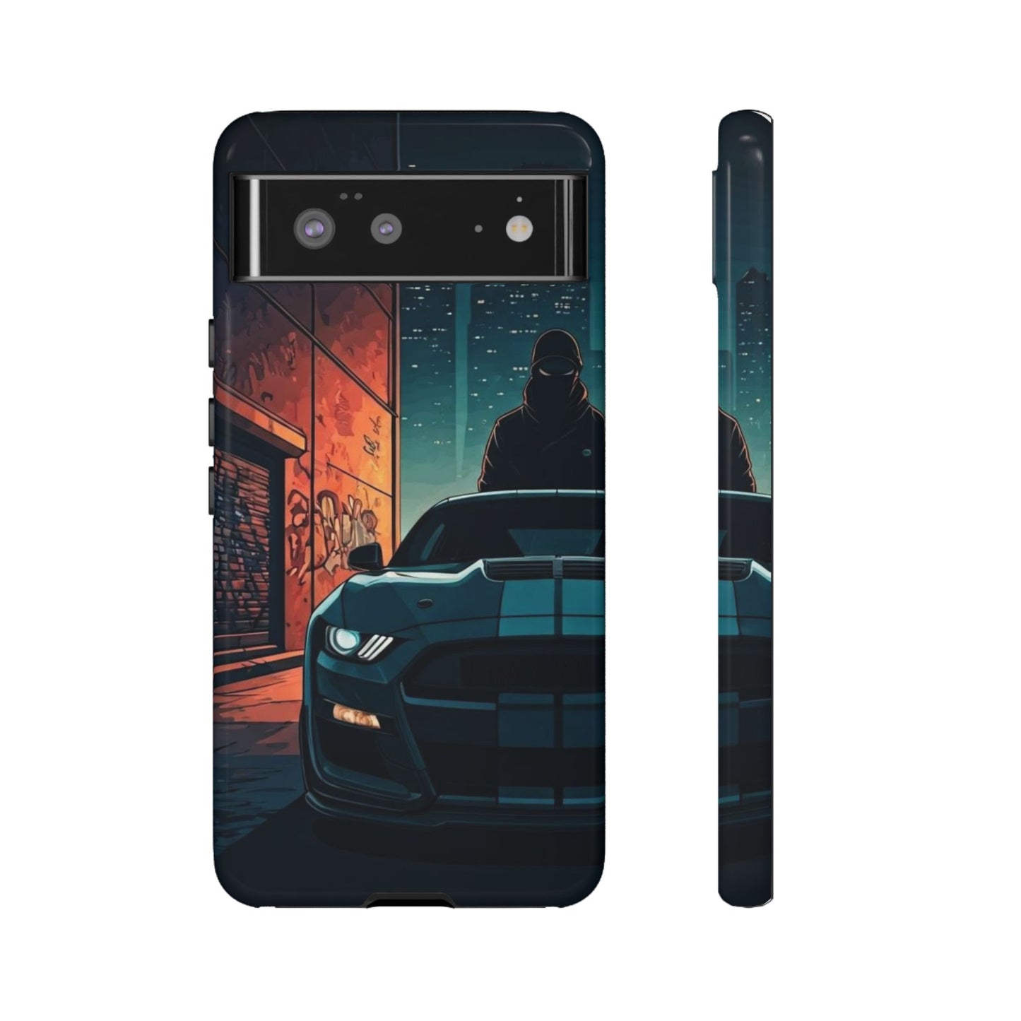 Ford Mustang Shelby GT350 Street Life-Dual Layer Ultra Tough Phone Case Printify by The Night Shift Automotive Apparel