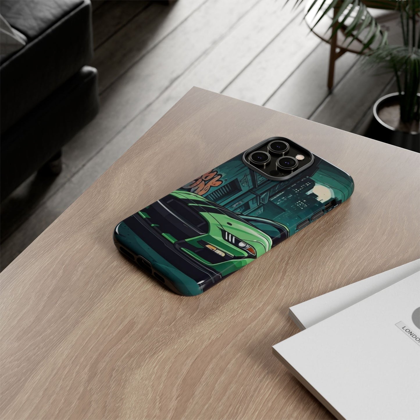 Ford Mustang Shelby GT500 Street Life-Dual Layer Ultra Tough Phone Case iPhone 14 Pro Max Glossy Printify by The Night Shift Automotive Apparel