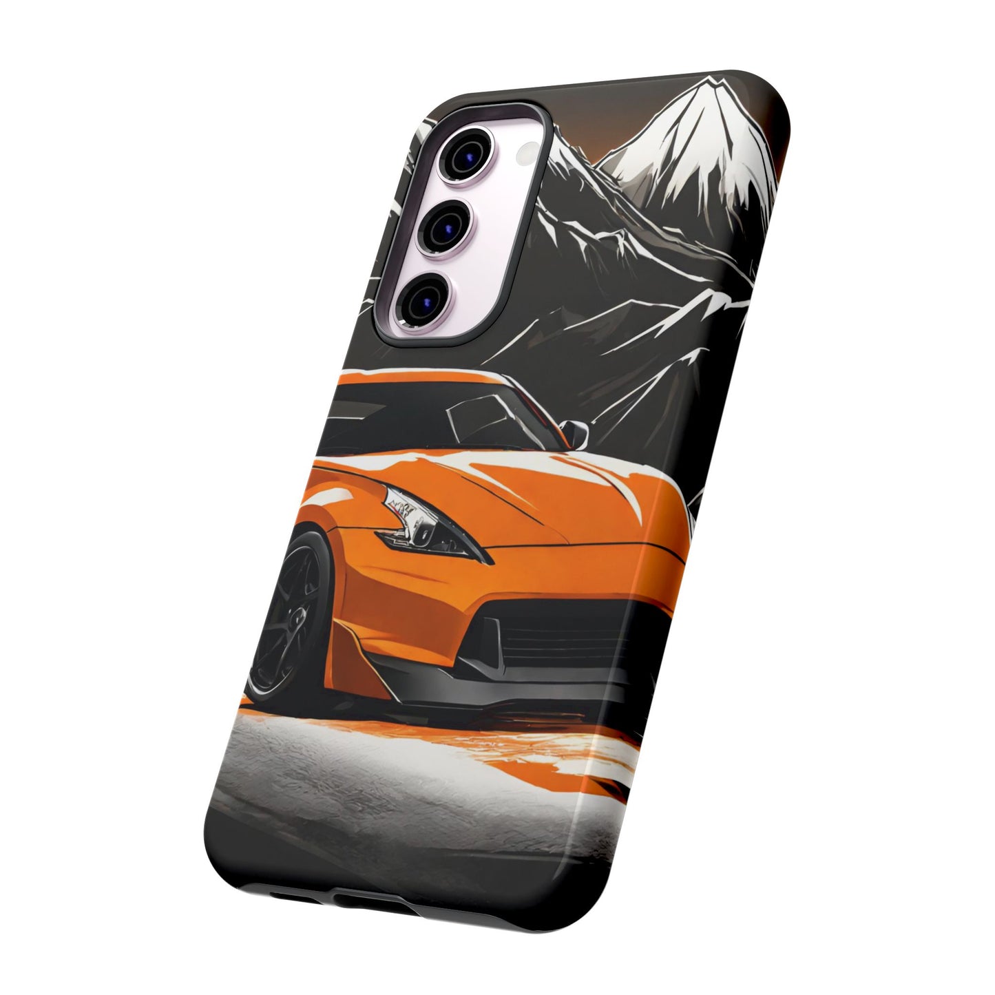 Nissan 370Z Mt Fuji-Dual Layer Ultra Tough Phone Case Printify by The Night Shift Automotive Apparel