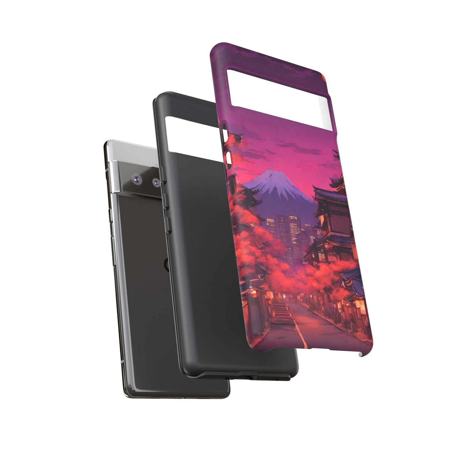 Traditional Japanese Village Countryside-Dual Layer Ultra Tough Phone Case Printify by The Night Shift Automotive Apparel