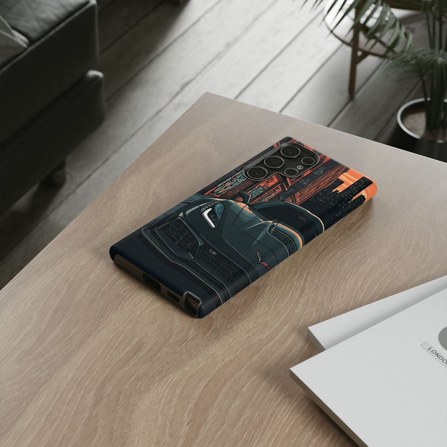 Chevy Corvette C7 Street Life-Dual Layer Ultra Tough Phone Case Samsung Galaxy S22 Ultra Matte Printify by The Night Shift Automotive Apparel