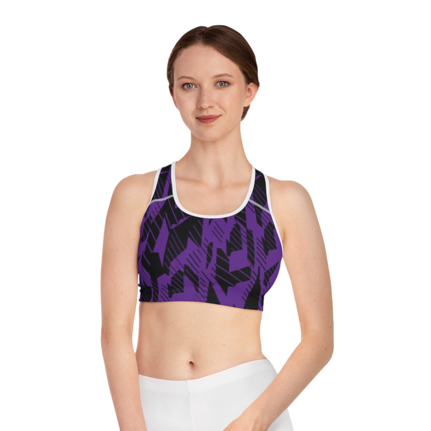 Women's Sports Bra Printify by The Night Shift Automotive Apparel