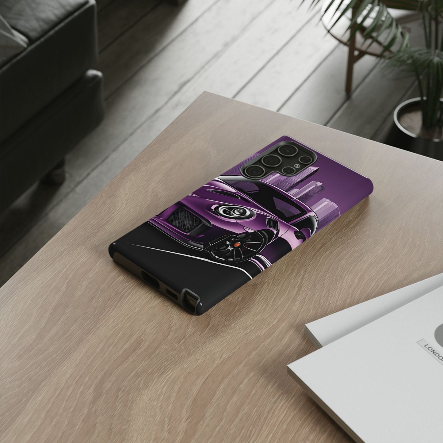 Porsche 911 GT3 RS-Dual Layer Ultra Tough Phone Case Samsung Galaxy S22 Ultra Glossy Printify by The Night Shift Automotive Apparel