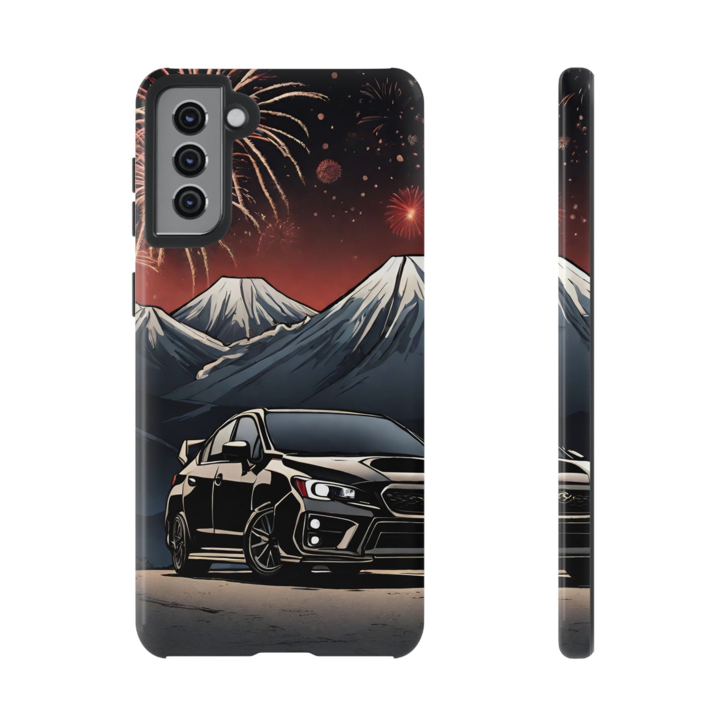 Subaru WRX/STI Fireworks-Dual Layer Ultra Tough Phone Case Samsung Galaxy S21 Plus Glossy Printify by The Night Shift Automotive Apparel