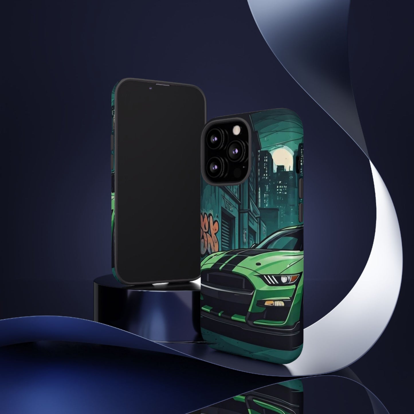 Ford Mustang Shelby GT500 Street Life-Dual Layer Ultra Tough Phone Case iPhone 13 Pro Matte Printify by The Night Shift Automotive Apparel