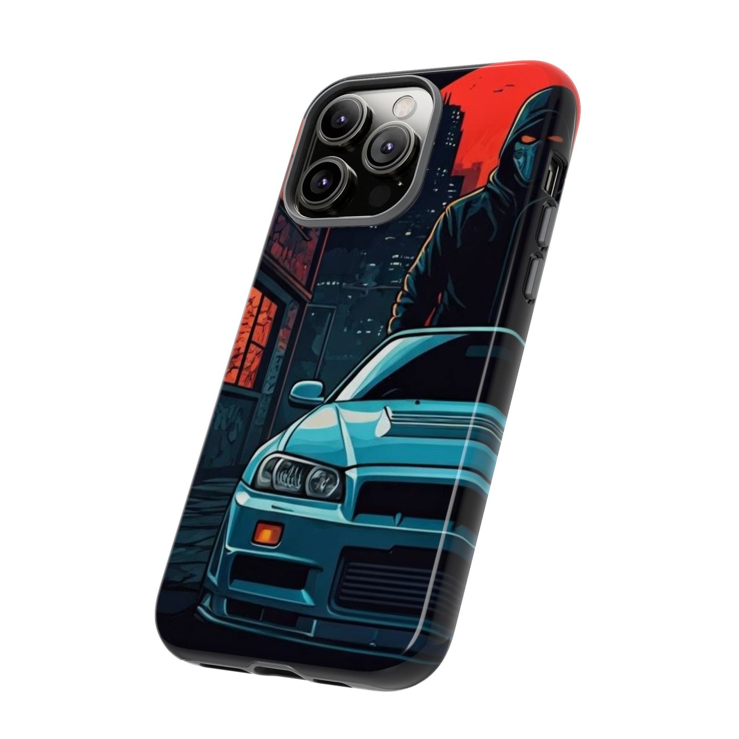Nissan Skyline R34 Street Life-Dual Layer Ultra Tough Phone Case Printify by The Night Shift Automotive Apparel