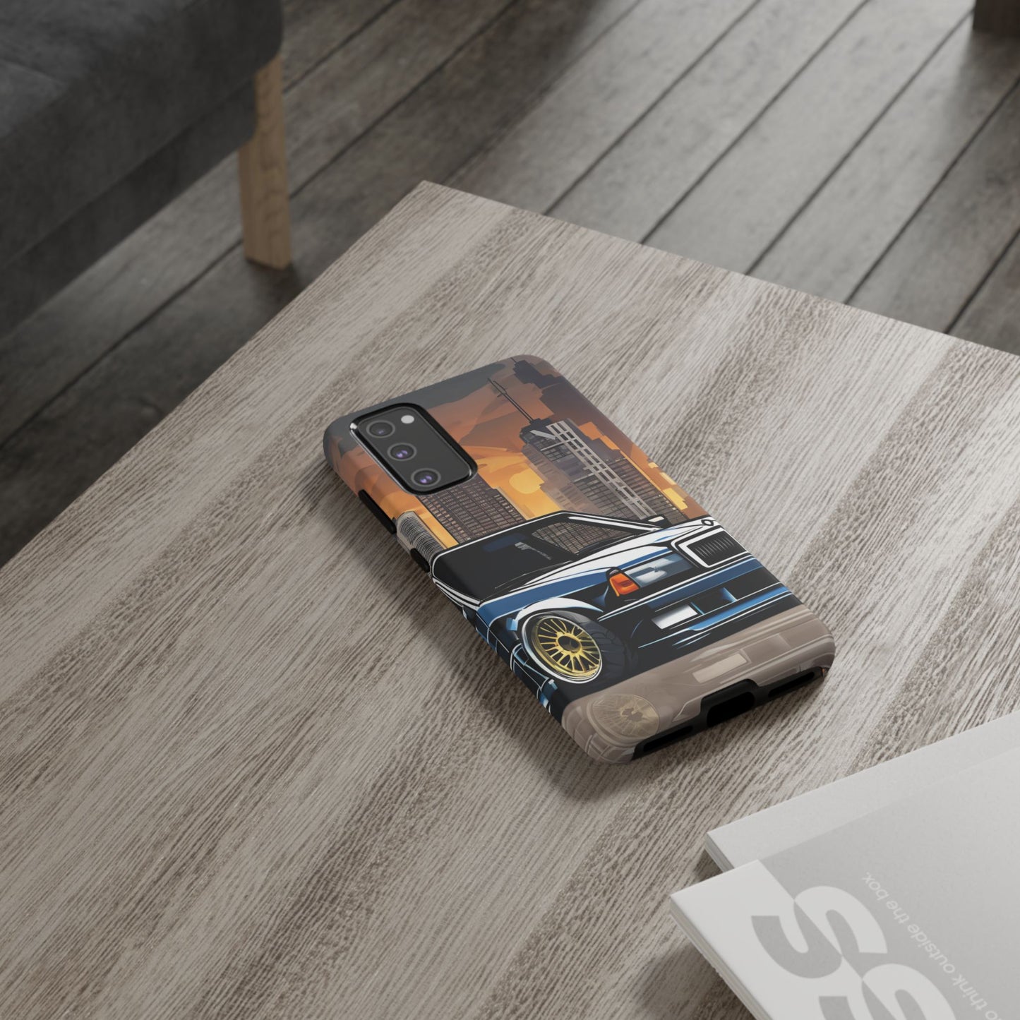 Mercedes Benz 190e Evo-Dual Layer Ultra Tough Phone Case Samsung Galaxy S20 FE Matte Printify by The Night Shift Automotive Apparel