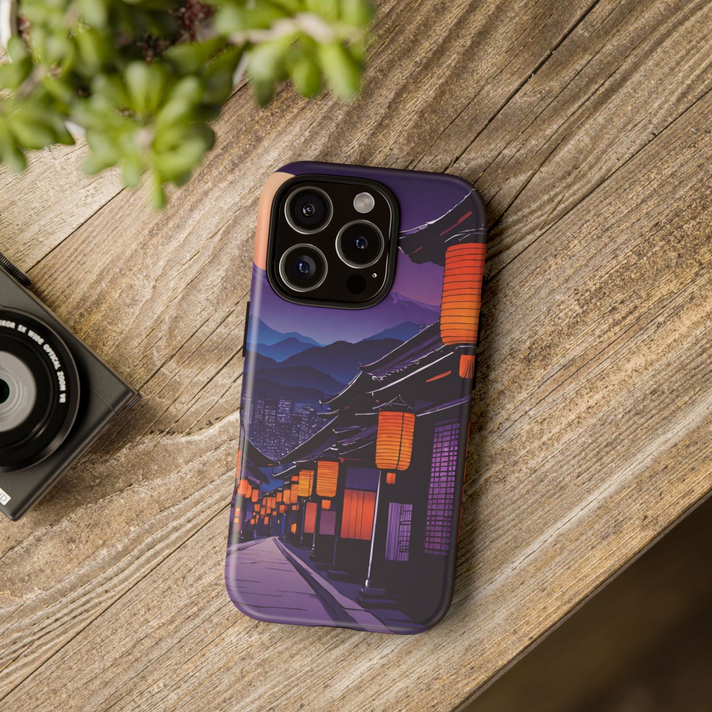 Traditional Japanese Village Countryside-Dual Layer Ultra Tough Phone Case iPhone 16 Pro Matte Printify by The Night Shift Automotive Apparel