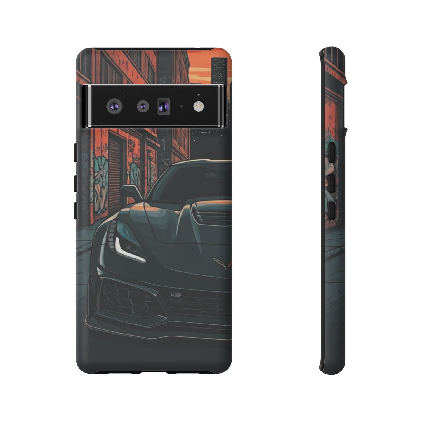 Chevy Corvette C7 Street Life-Dual Layer Ultra Tough Phone Case Printify by The Night Shift Automotive Apparel