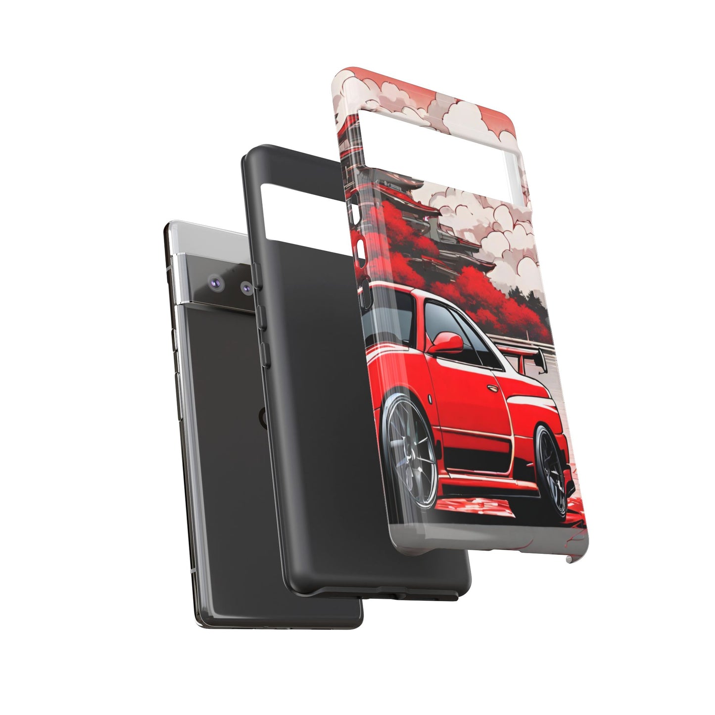 Nissan Skyline R34-Dual Layer Ultra Tough Phone Case Printify by The Night Shift Automotive Apparel