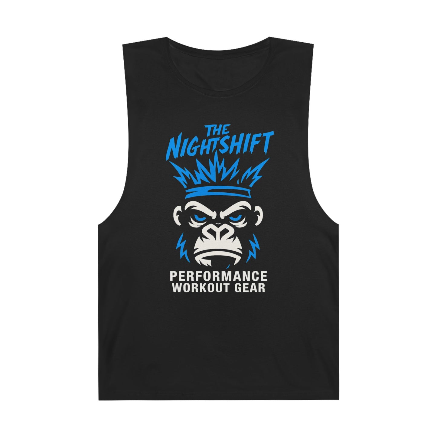 King Of The Gym - Premium Unisex Barnard Tank Top Black Printify by The Night Shift Automotive Apparel