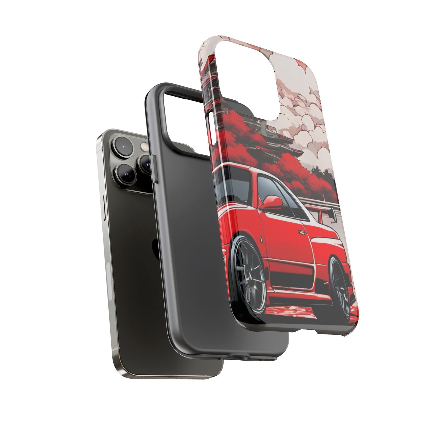 Nissan Skyline R34-Dual Layer Ultra Tough Phone Case Printify by The Night Shift Automotive Apparel
