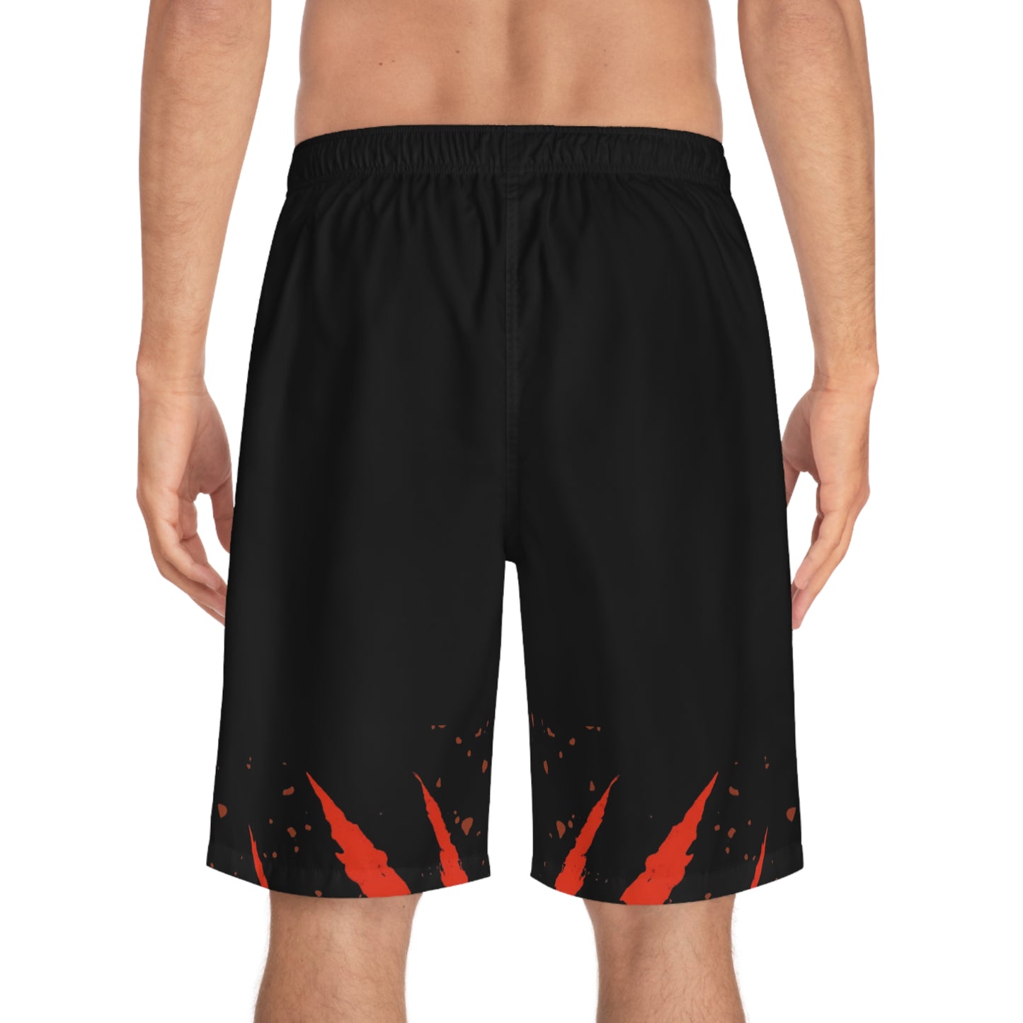 Unleash The Beast - Men's Relaxed Fit Board Shorts Printify by The Night Shift Automotive Apparel