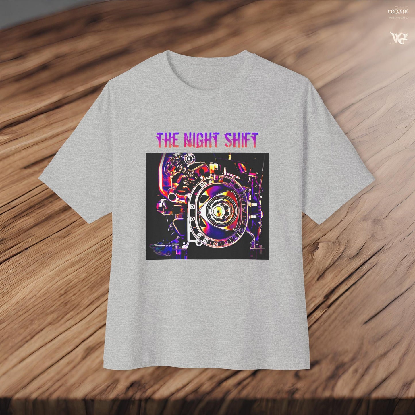 13B-REW Synthwave-Premium, Ultra Soft Unisex Oversized Boxy Tee Printify by The Night Shift Automotive Apparel