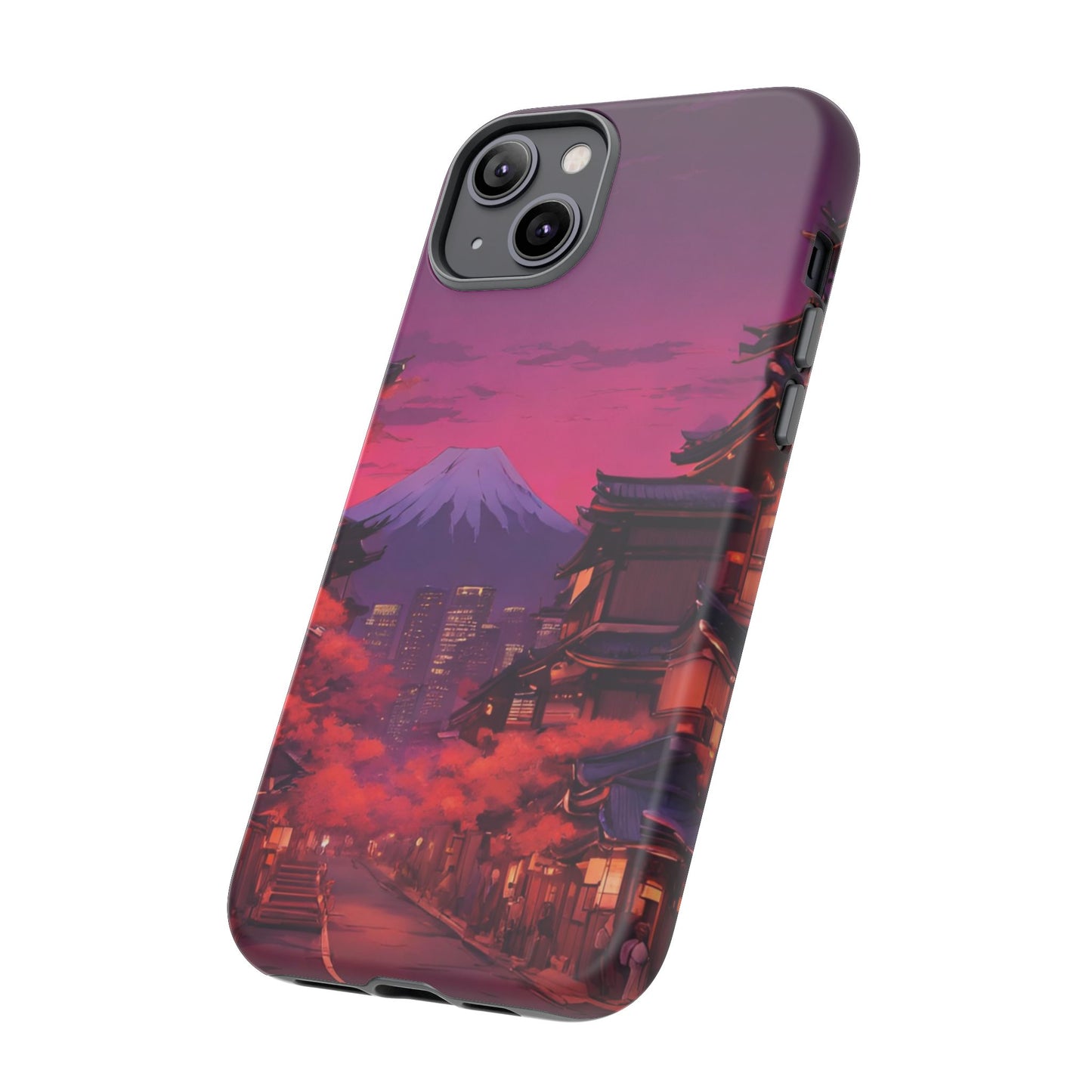 Traditional Japanese Village Countryside-Dual Layer Ultra Tough Phone Case Printify by The Night Shift Automotive Apparel