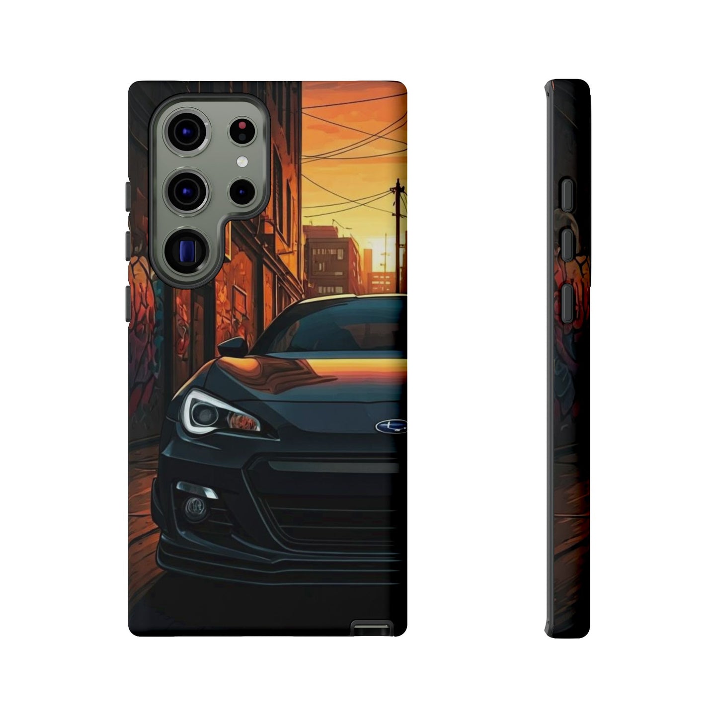 Subaru BRZ Street Life-Dual Layer Ultra Tough Phone Case Printify by The Night Shift Automotive Apparel