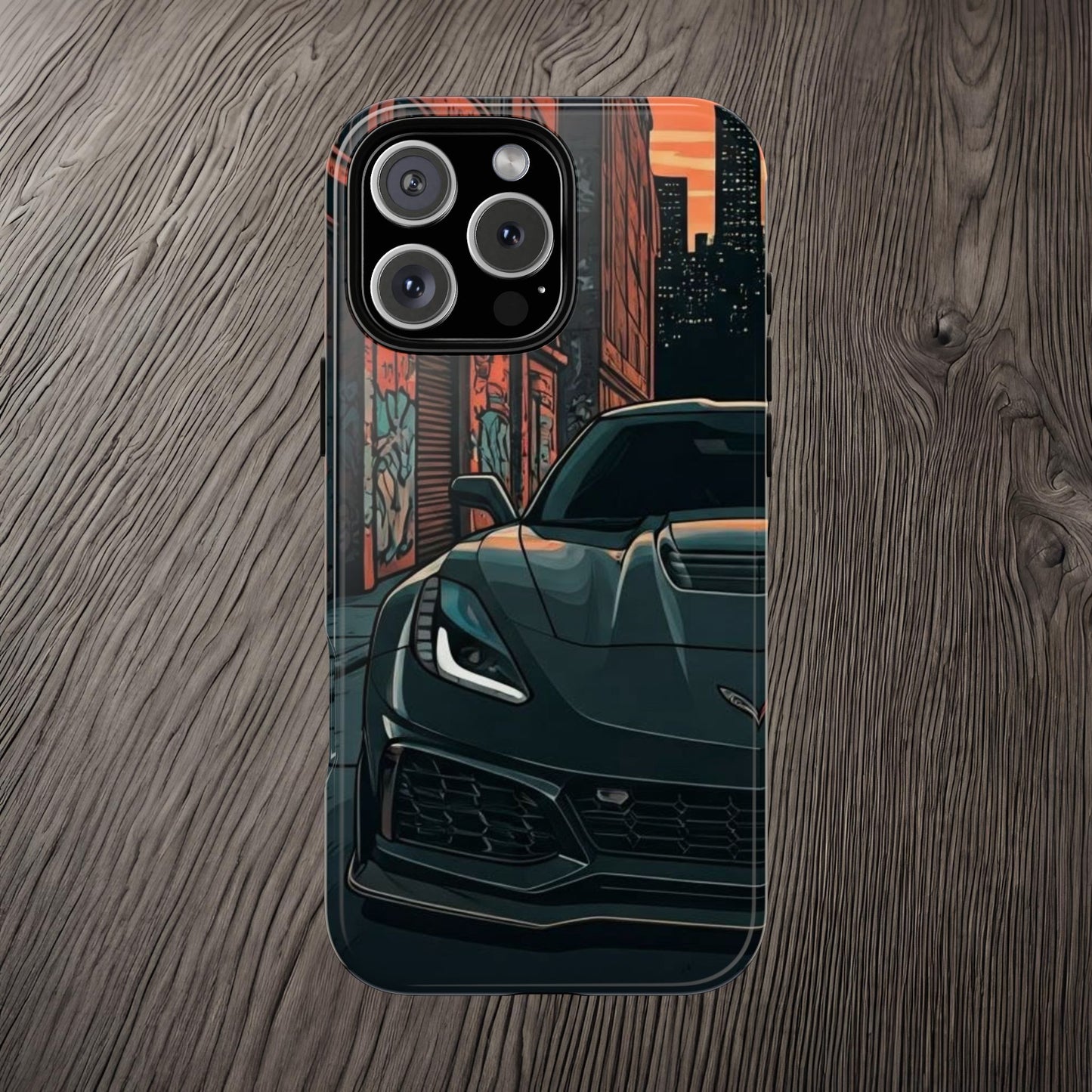 Chevy Corvette C7 Street Life-Dual Layer Ultra Tough Phone Case Printify by The Night Shift Automotive Apparel
