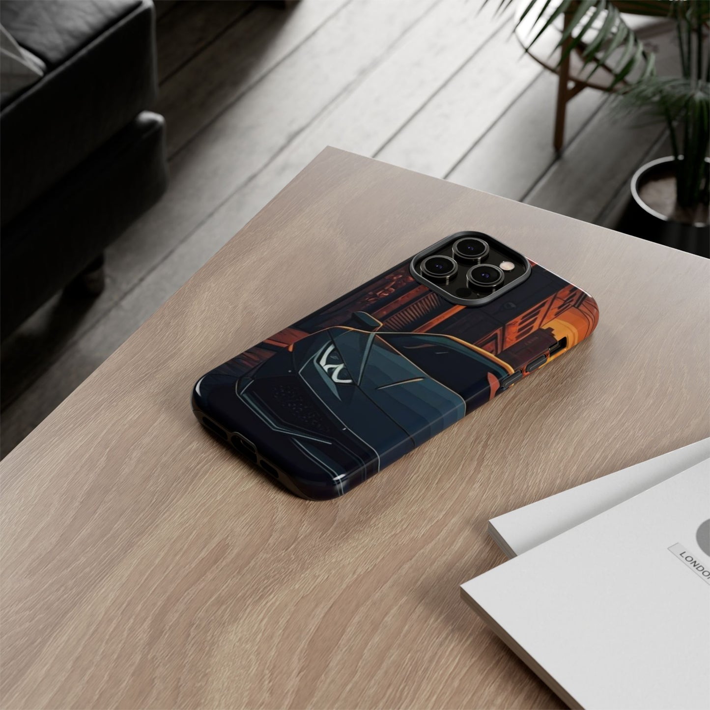 Lamborghini Huracan Street Life-Dual Layer Ultra Tough Phone Case iPhone 14 Pro Max Glossy Printify by The Night Shift Automotive Apparel