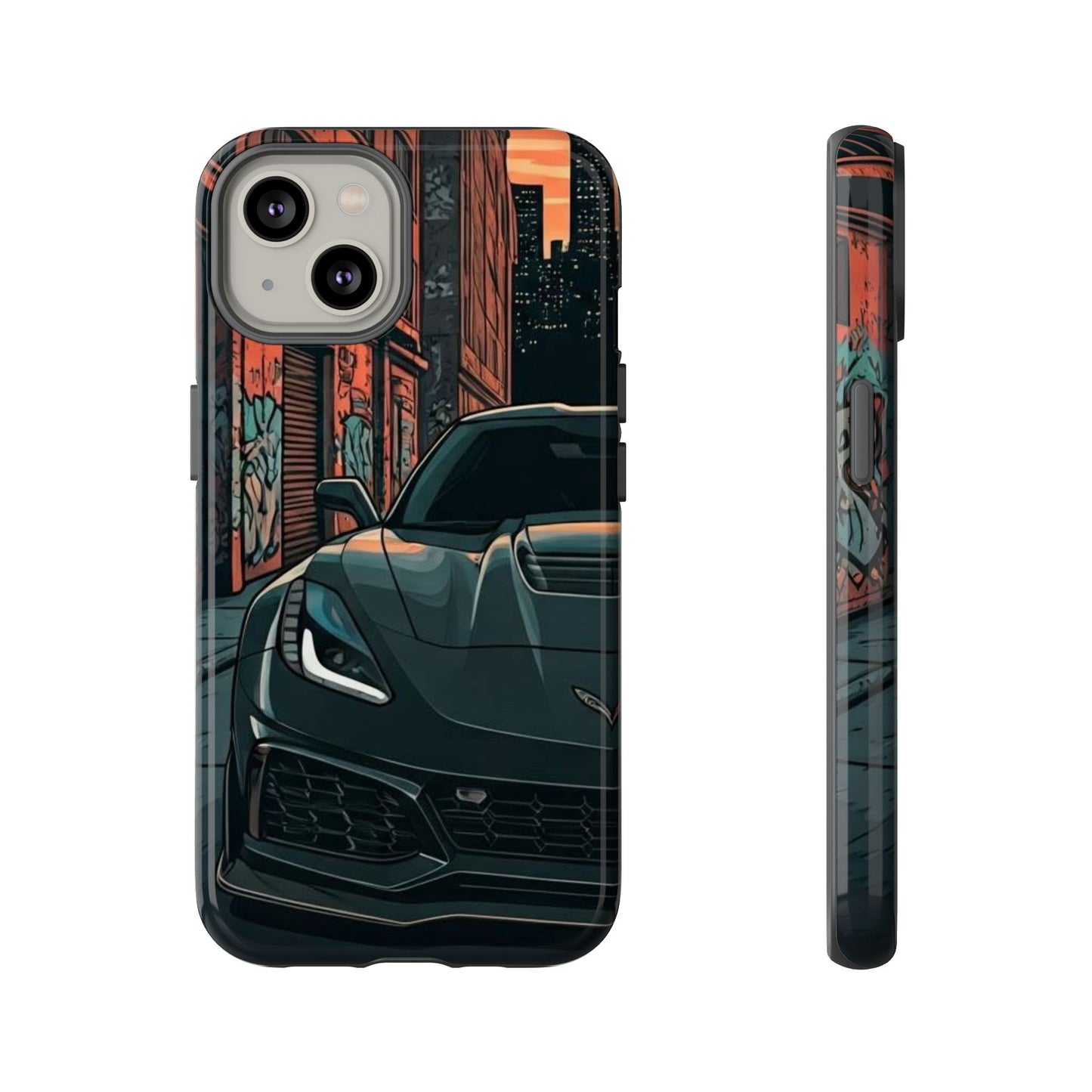 Chevy Corvette C7 Street Life-Dual Layer Ultra Tough Phone Case Printify by The Night Shift Automotive Apparel