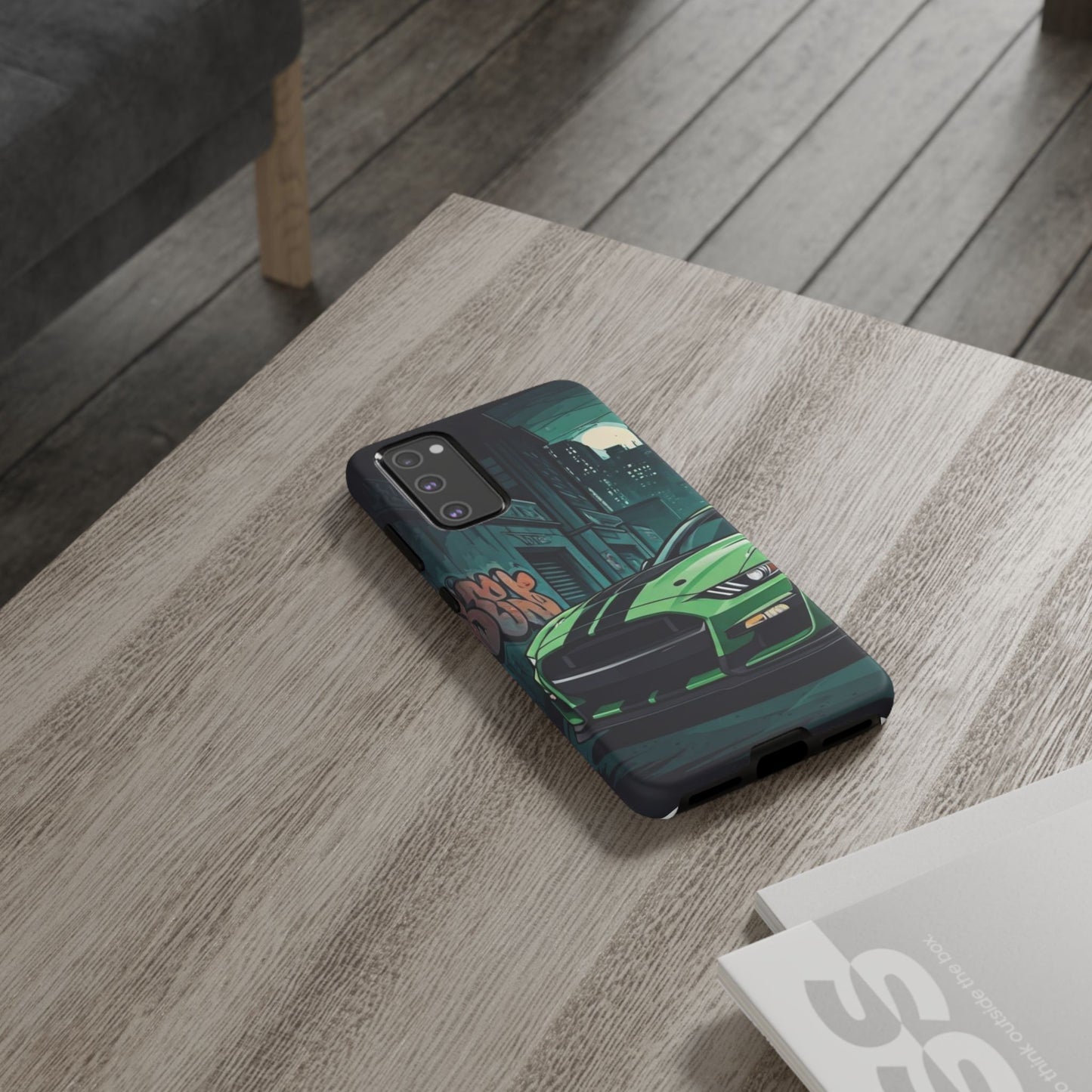 Ford Mustang Shelby GT500 Street Life-Dual Layer Ultra Tough Phone Case Samsung Galaxy S20 FE Matte Printify by The Night Shift Automotive Apparel