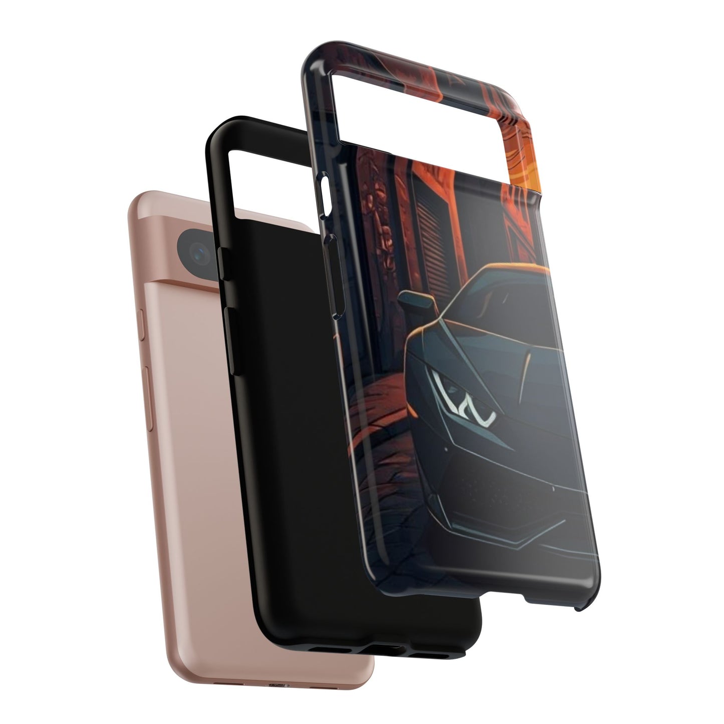 Lamborghini Huracan Street Life-Dual Layer Ultra Tough Phone Case Printify by The Night Shift Automotive Apparel