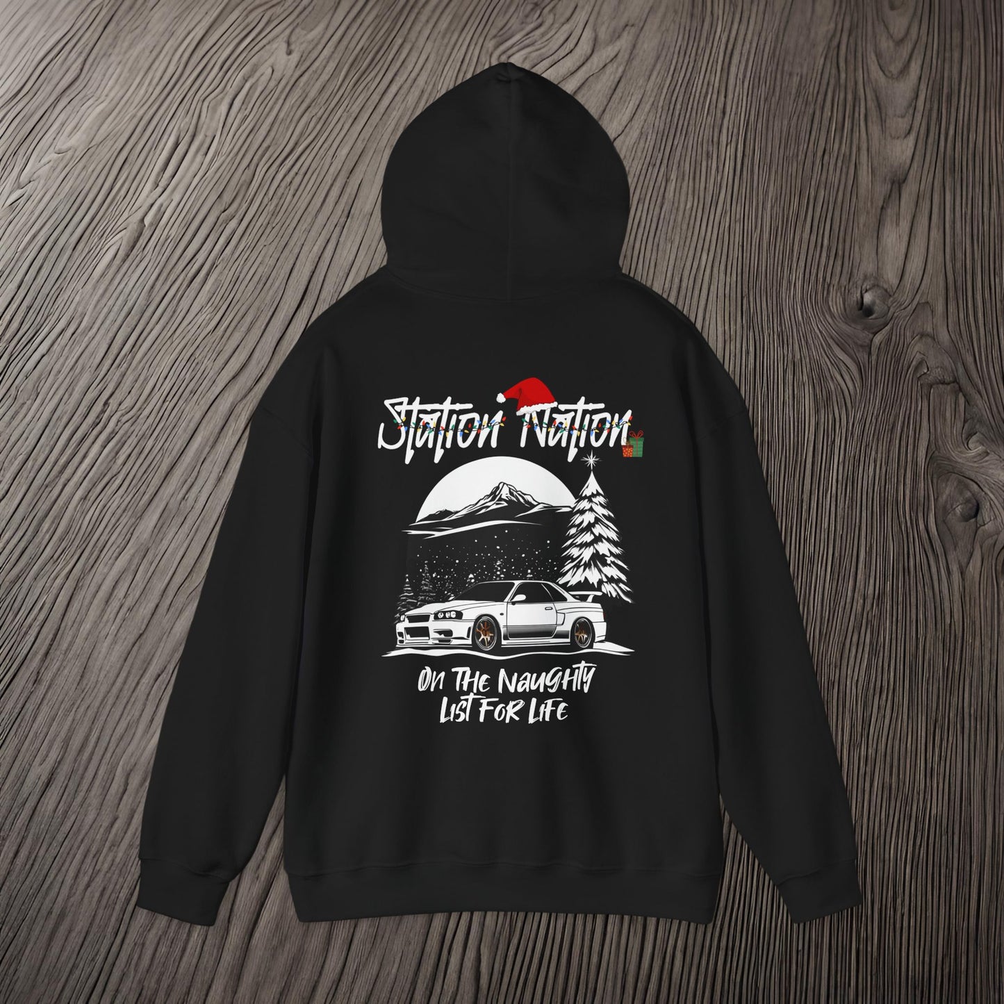🎁 Christmas Limited Edition Station Nation-Ultra Soft, Premium Hoodie Printify by The Night Shift Automotive Apparel
