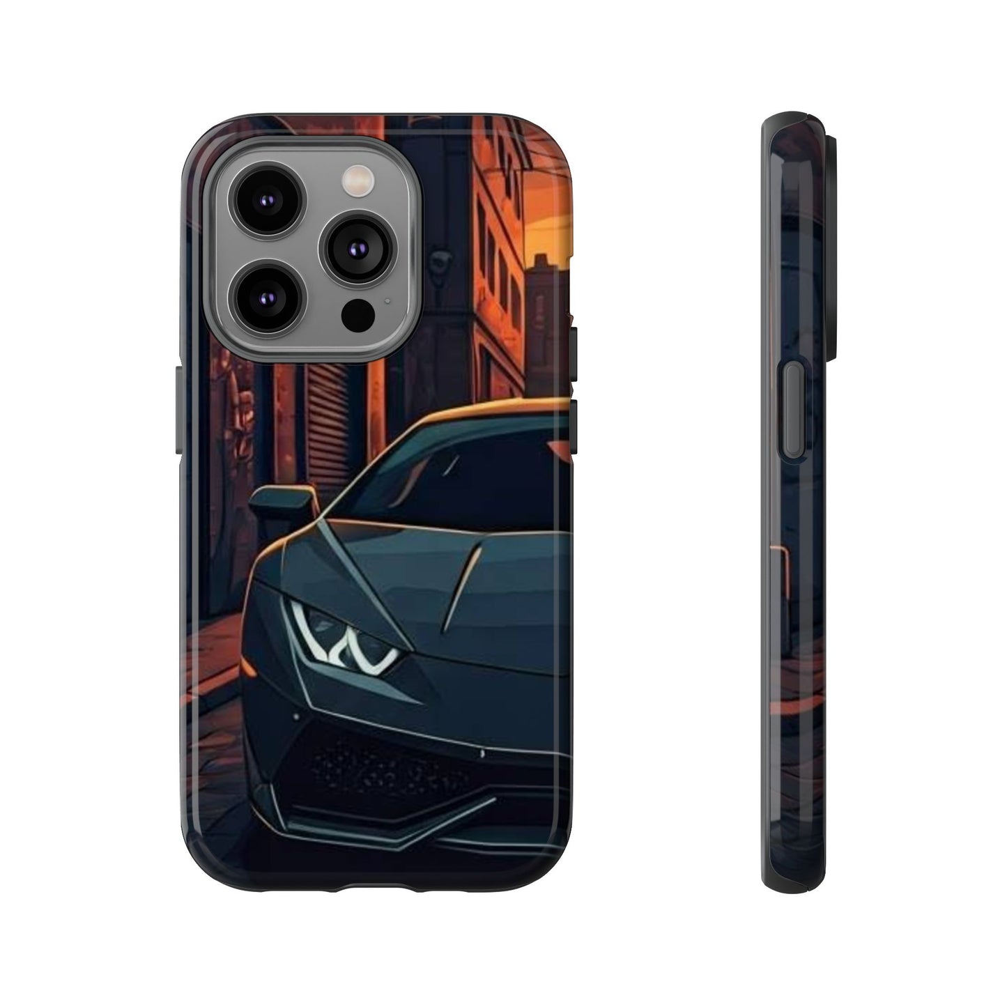 Lamborghini Huracan Street Life-Dual Layer Ultra Tough Phone Case Printify by The Night Shift Automotive Apparel