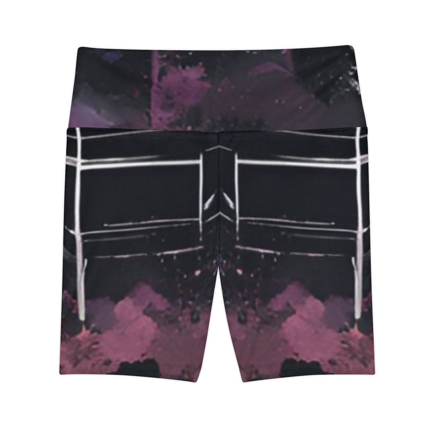 Women's Gym & Fitness Biker Shorts Printify by The Night Shift Automotive Apparel