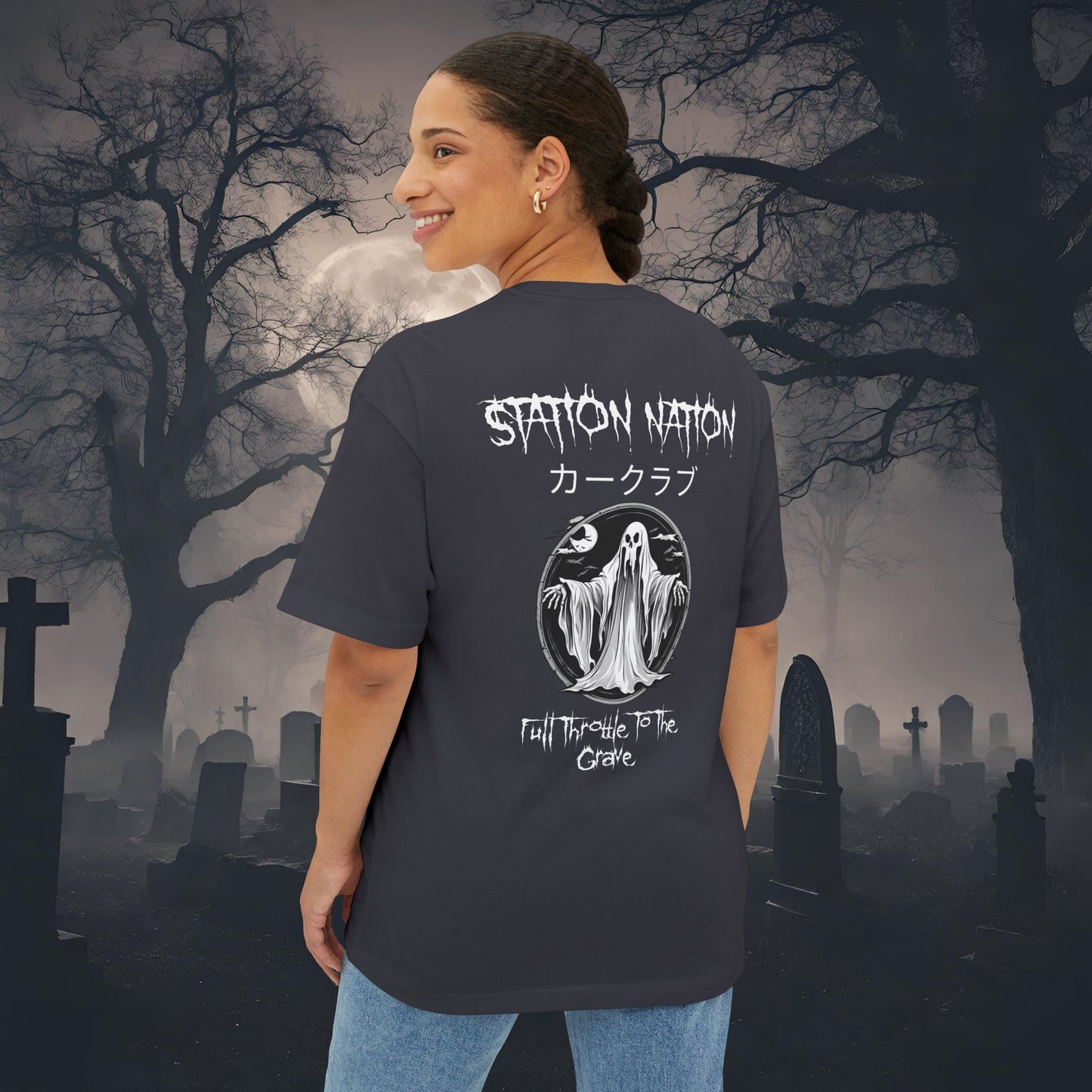 👻 HALLOWEEN LIMITED EDITION-Premium, Ultra Soft Oversized Boxy Tee