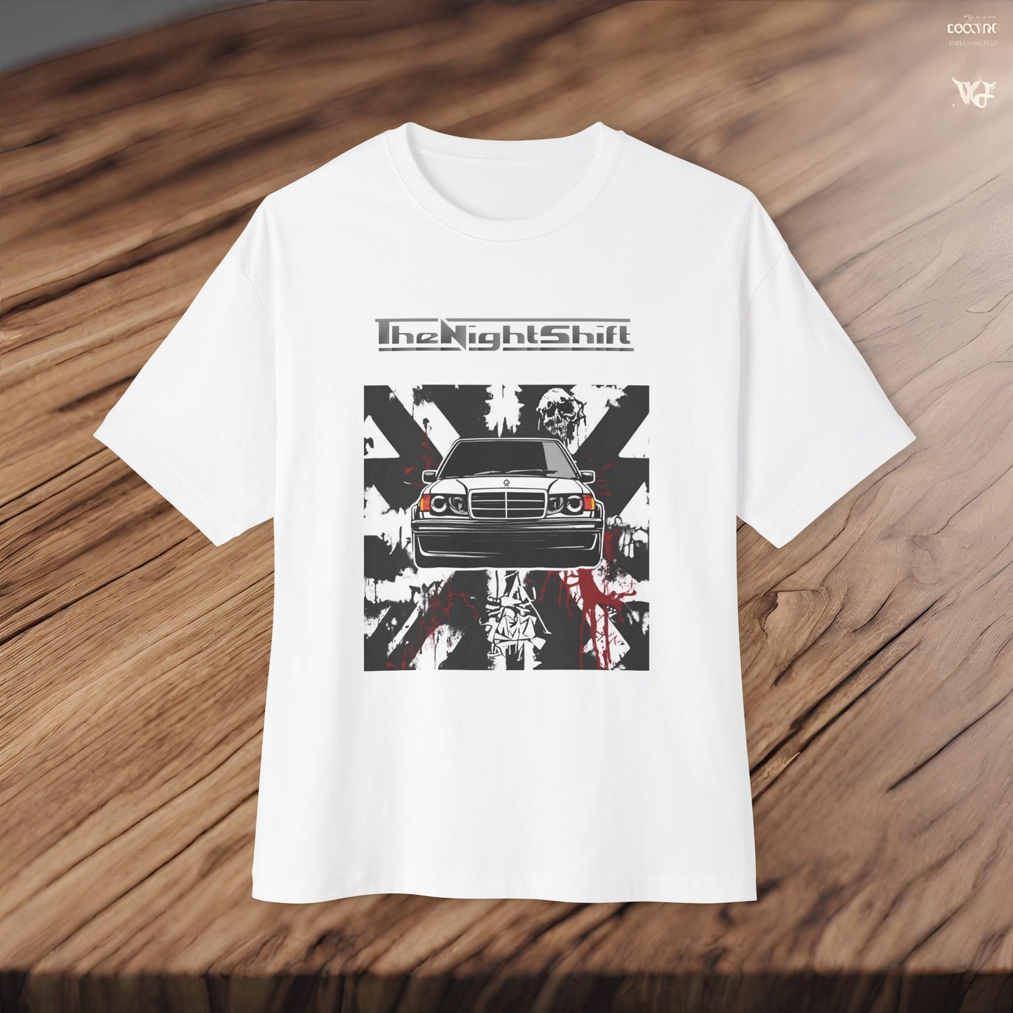 Mercedes Benz 190e Evo 2 AMG- Premium, Ultra Soft, Unisex Oversized Boxy Tee Printify by The Night Shift Automotive Apparel