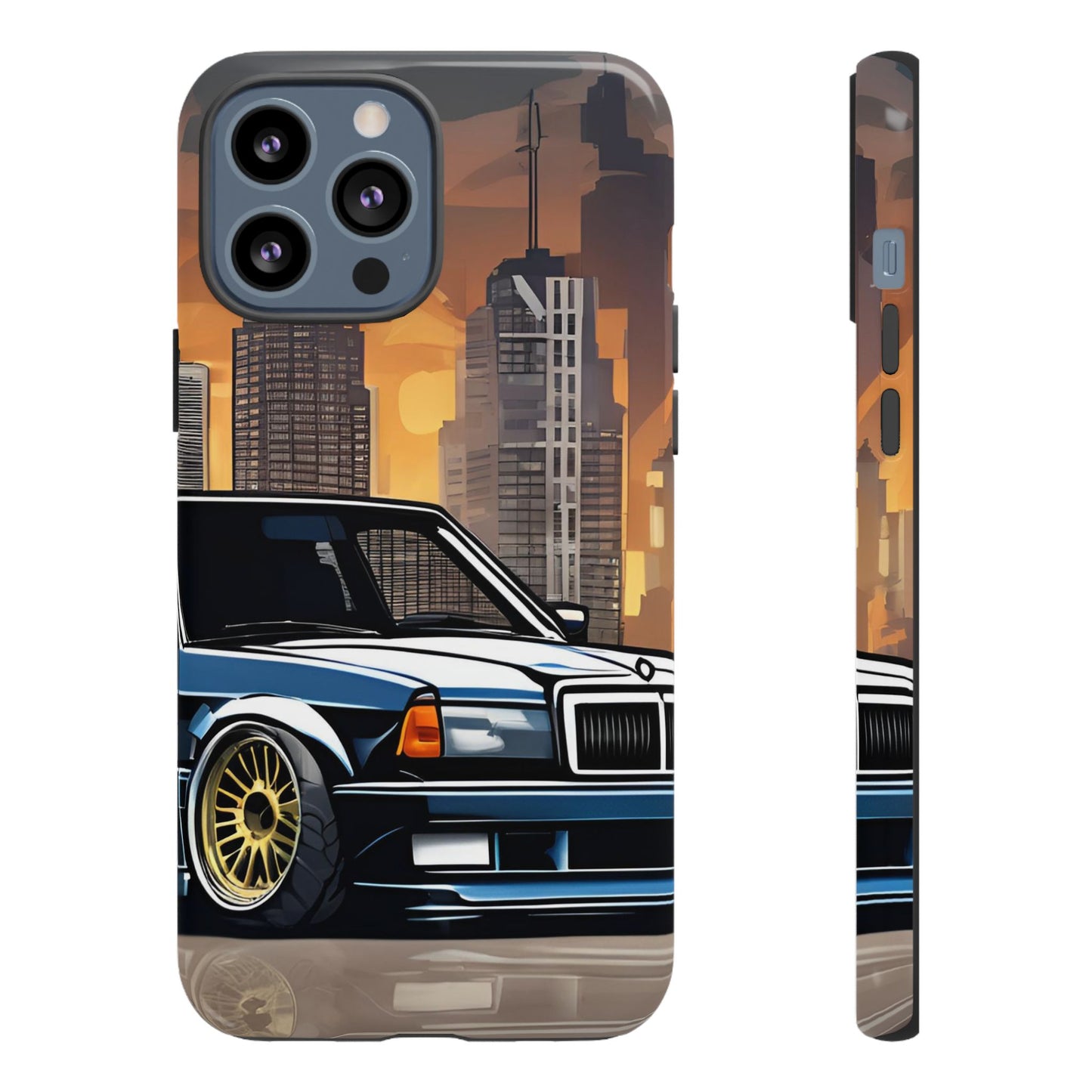Mercedes Benz 190e Evo-Dual Layer Ultra Tough Phone Case Printify by The Night Shift Automotive Apparel