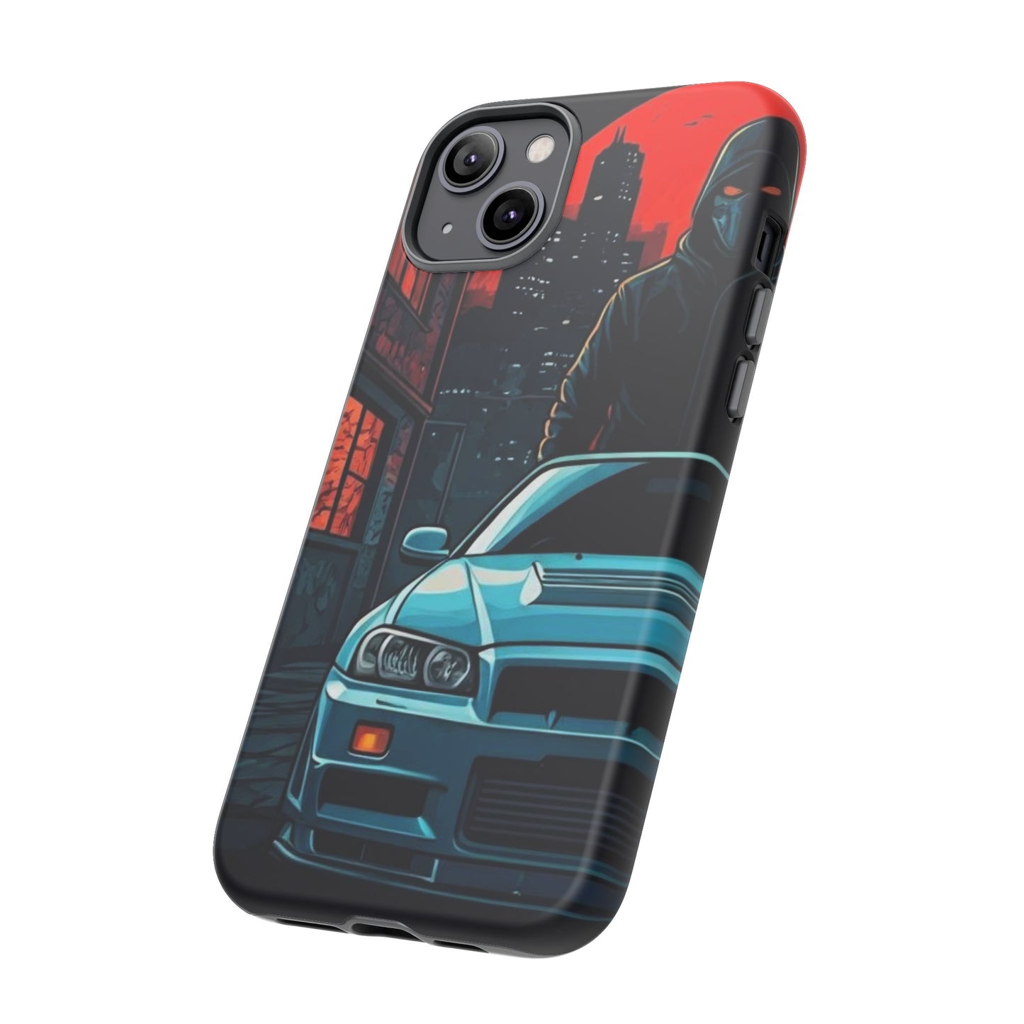 Nissan Skyline R34 Street Life-Dual Layer Ultra Tough Phone Case Printify by The Night Shift Automotive Apparel