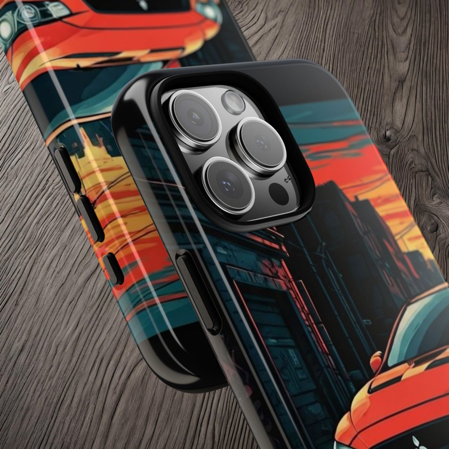 Mitsubishi Evo X Street Life-Dual Layer Ultra Tough Phone Case Printify by The Night Shift Automotive Apparel