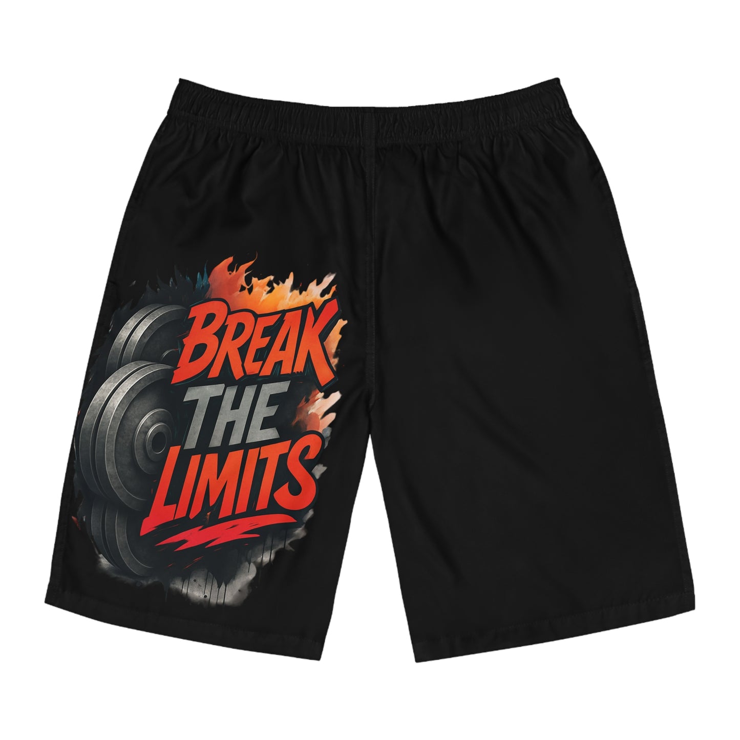 Break The Limits - Men's Relaxed Fit Board Shorts Printify by The Night Shift Automotive Apparel