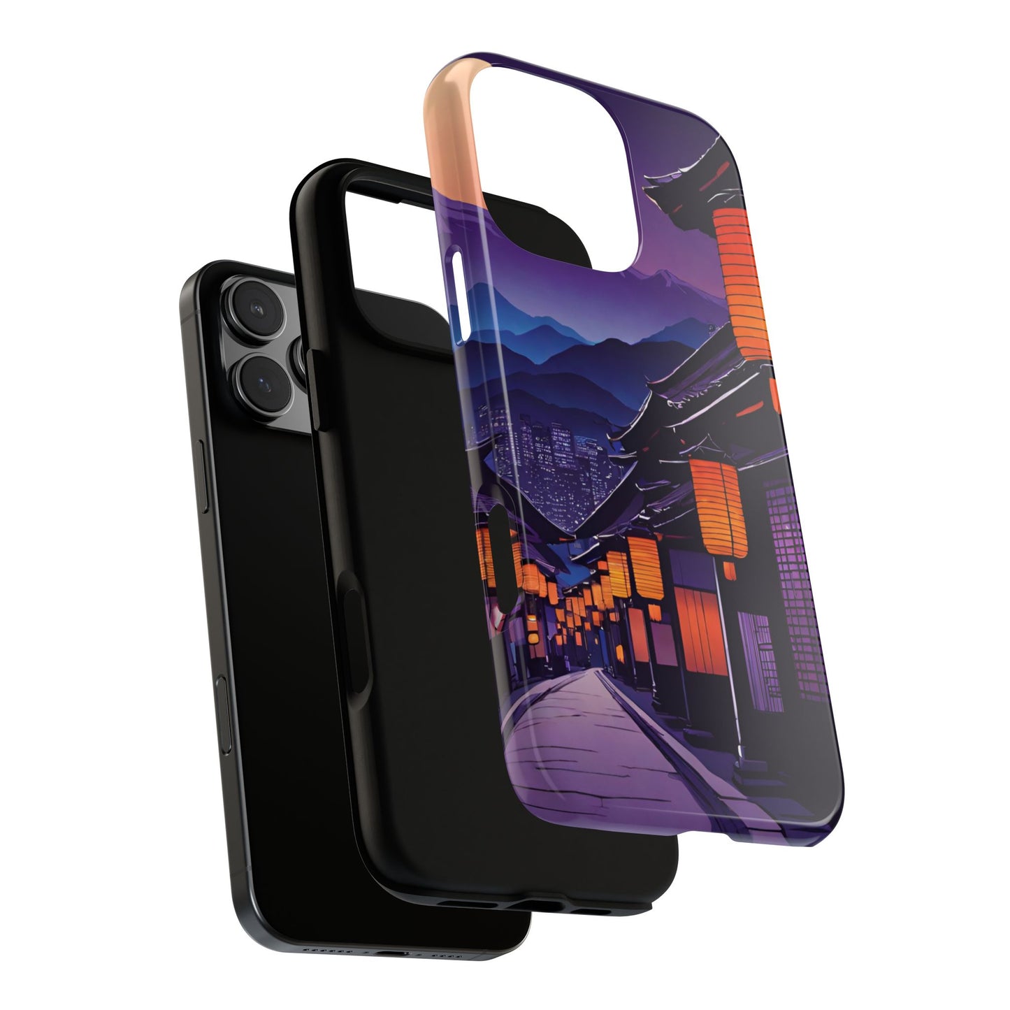 Traditional Japanese Village Countryside-Dual Layer Ultra Tough Phone Case Printify by The Night Shift Automotive Apparel