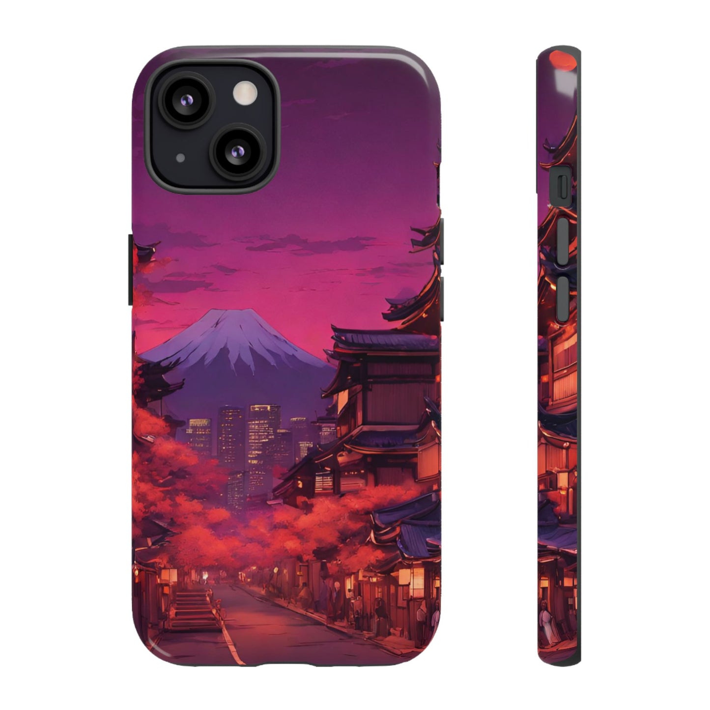 Traditional Japanese Village Countryside-Dual Layer Ultra Tough Phone Case Printify by The Night Shift Automotive Apparel