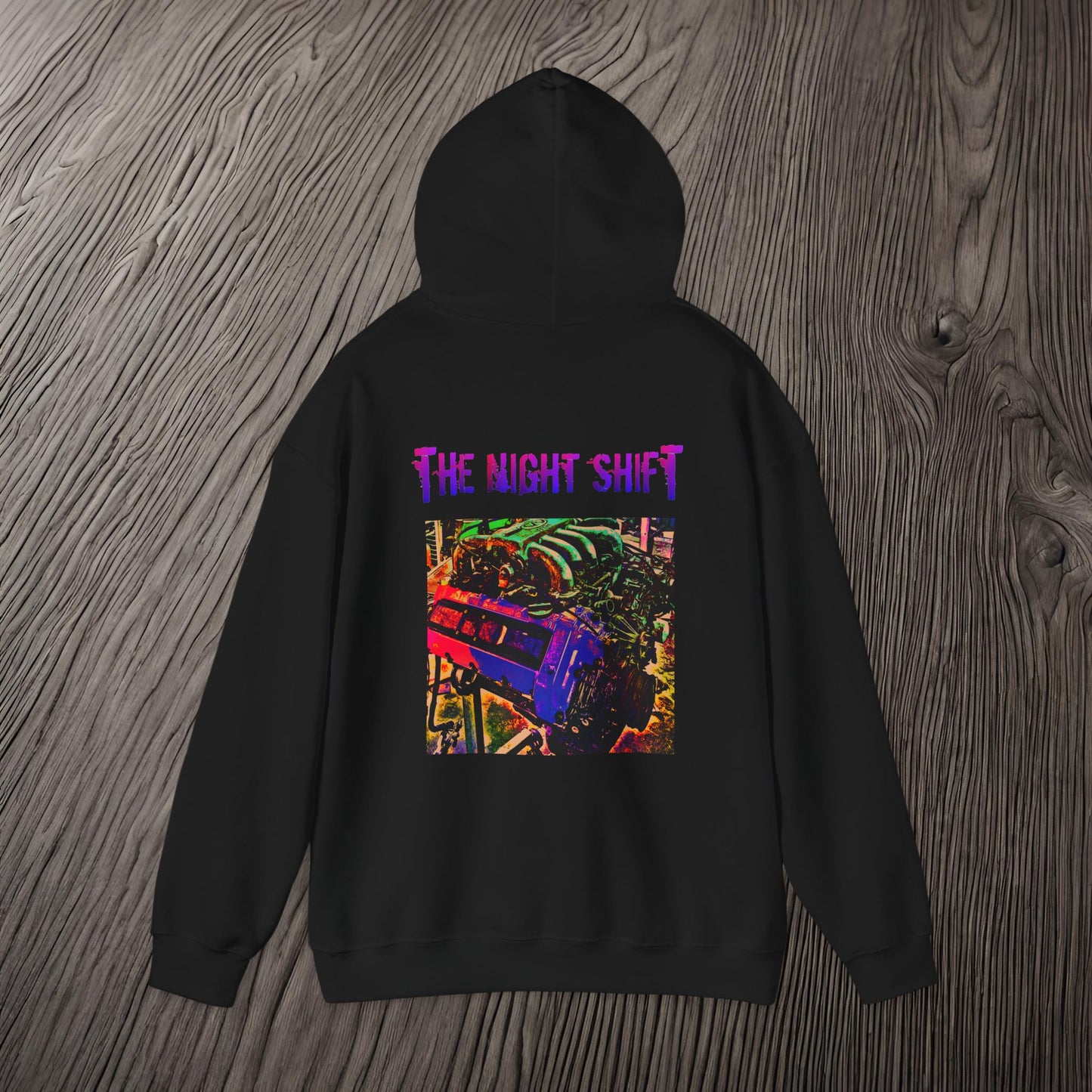 VH45DE Synthwave-Premium, Ultra Soft Unisex Hoodie Printify by The Night Shift Automotive Apparel